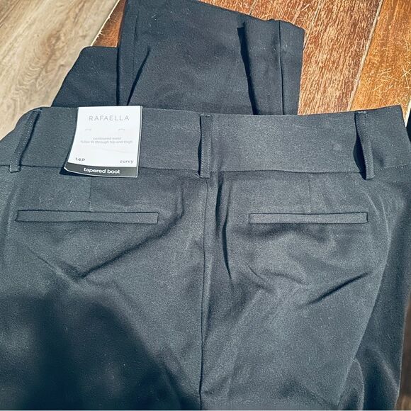 Rafaella Women's Curvy Fit Gabardine Dress Pants - Picture 6 of 9